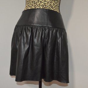 Club Monaco Faux Leather Skort